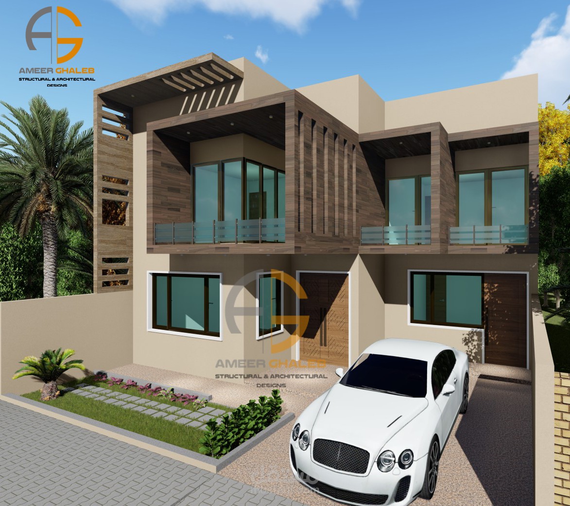 تصميم واجهة مودرن