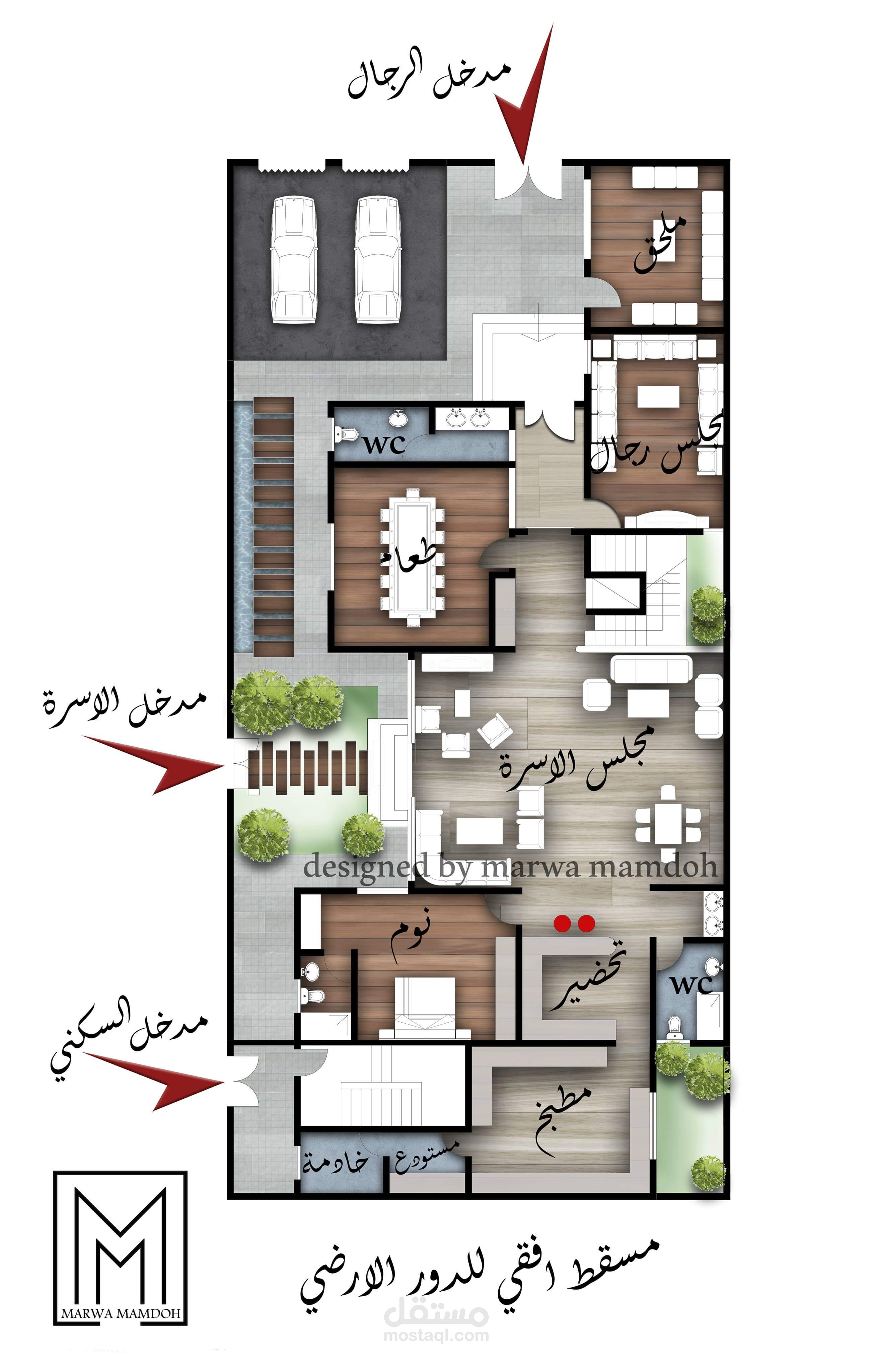 مخطط معماري في السعودية