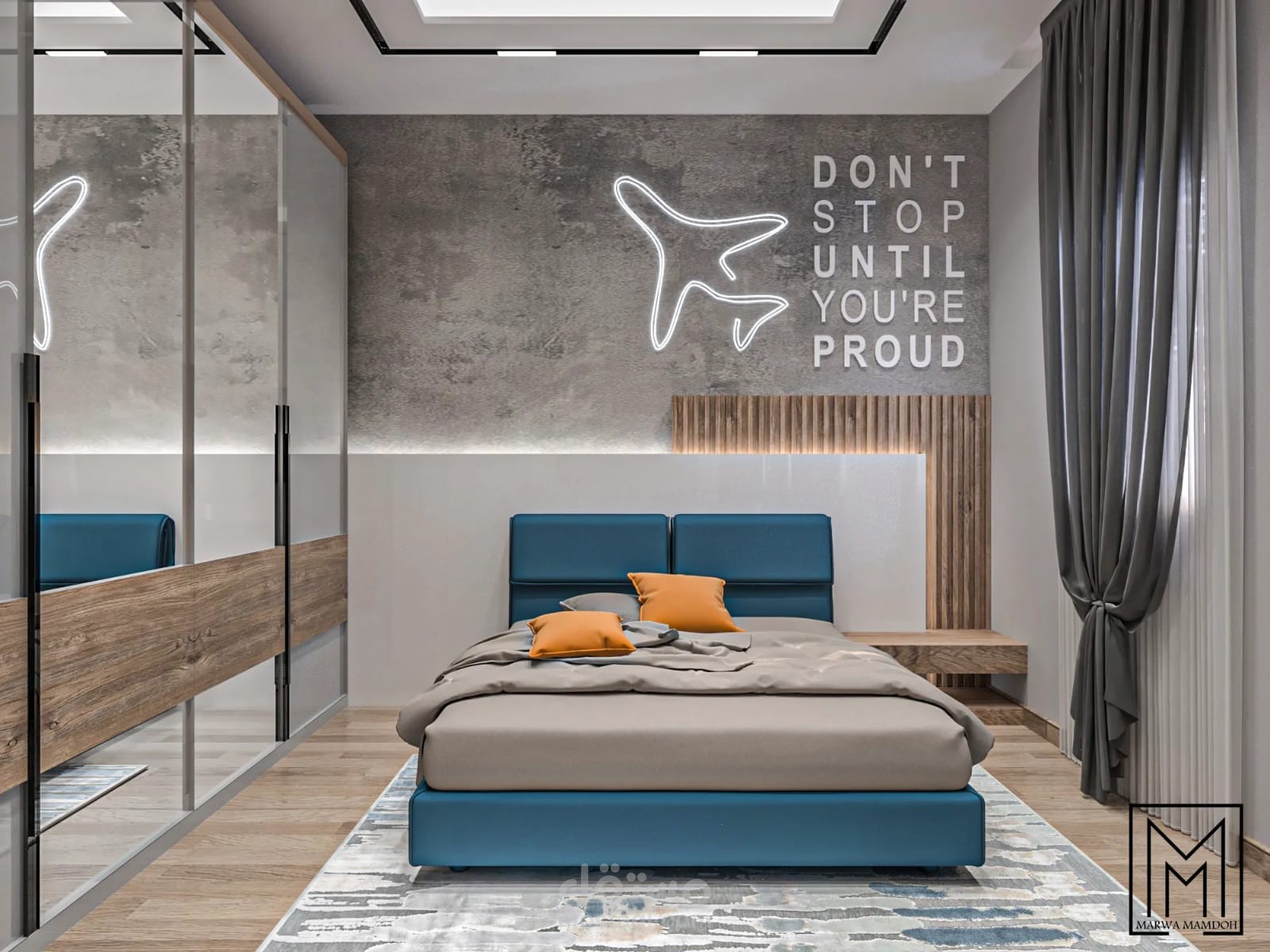 غرفة نوم شبابي