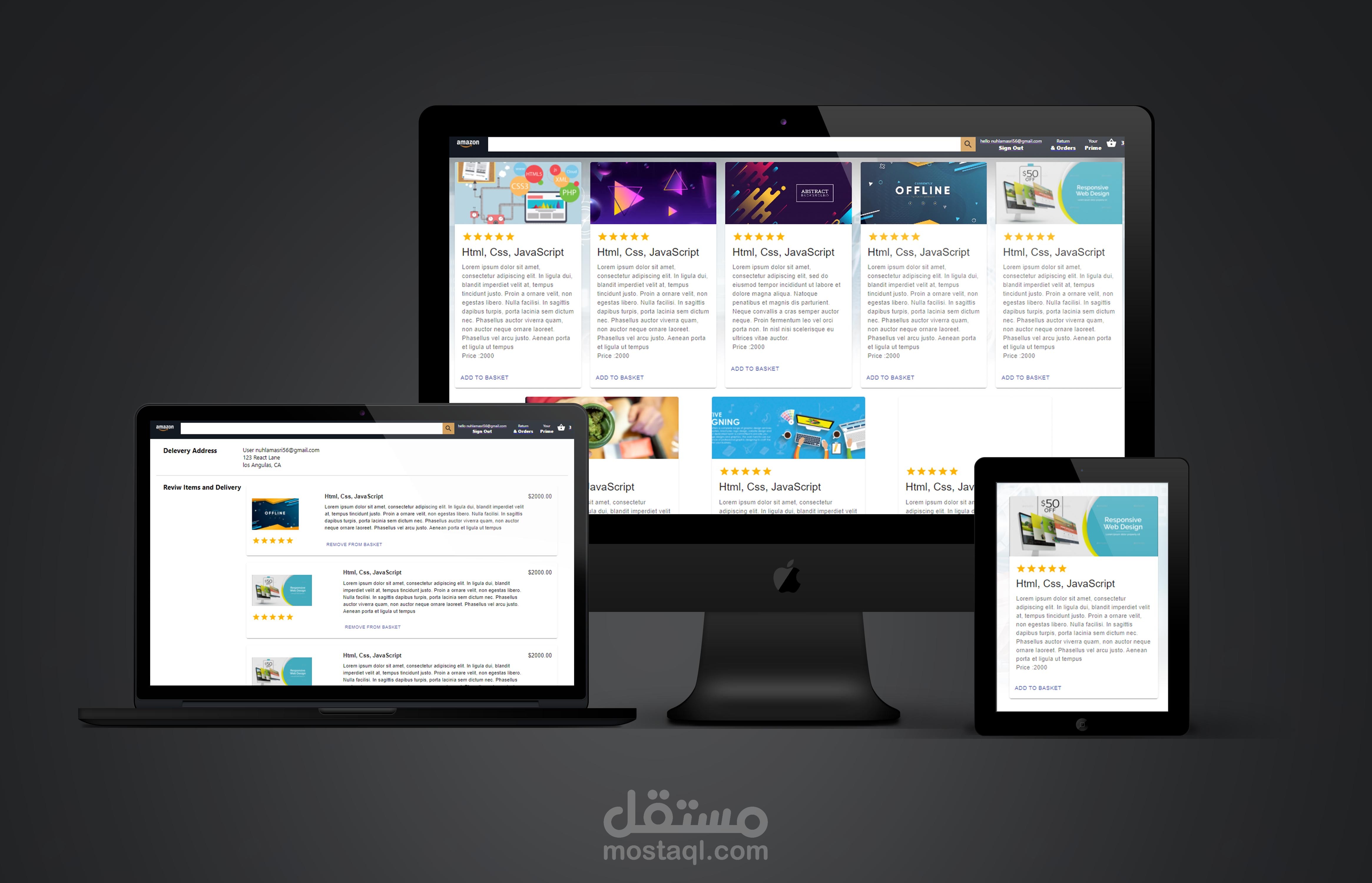 Custmized Amazone Clone -Ecomerce