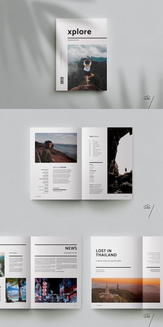 تصميم المجلات والملفات والكتب وعروض البوربوينت المختلفة