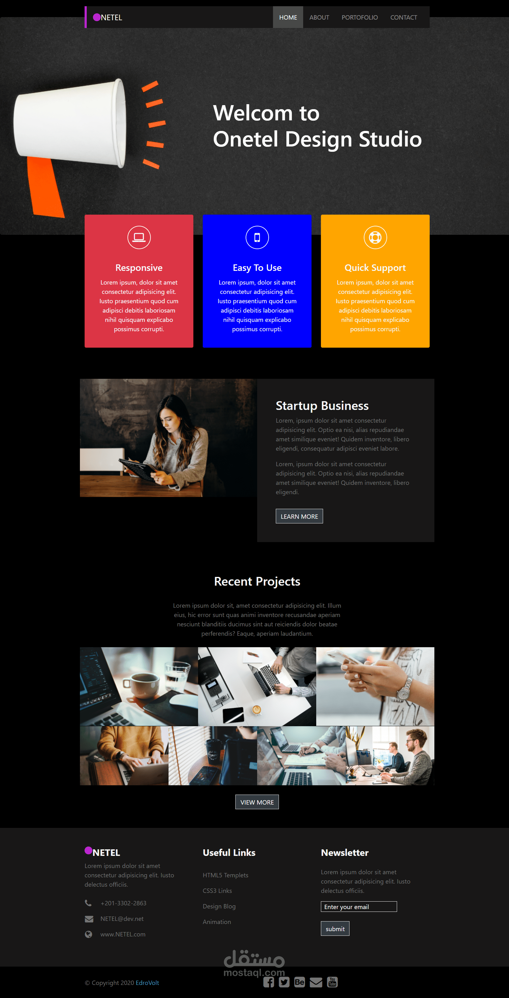 تحويل صورة تصميم الى كود (psd to html)