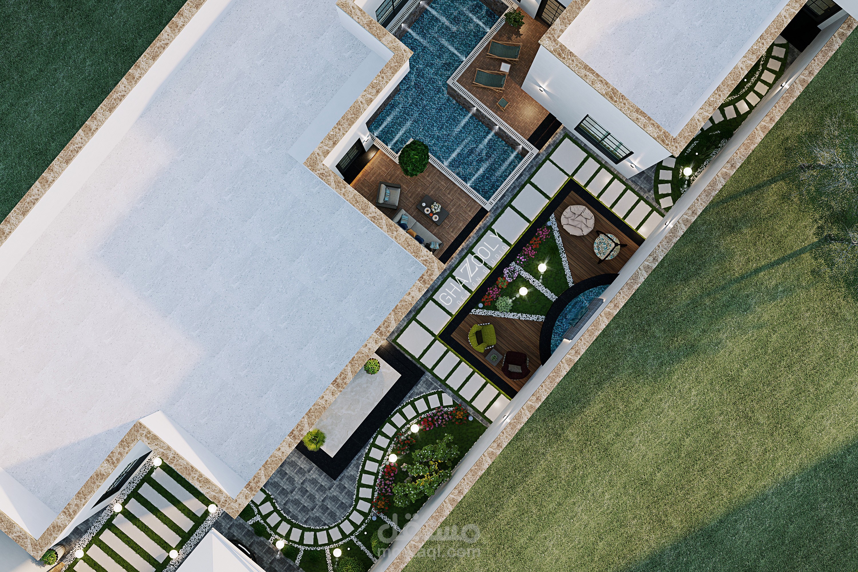 Garden _Area _in _Saudi_ Arabia