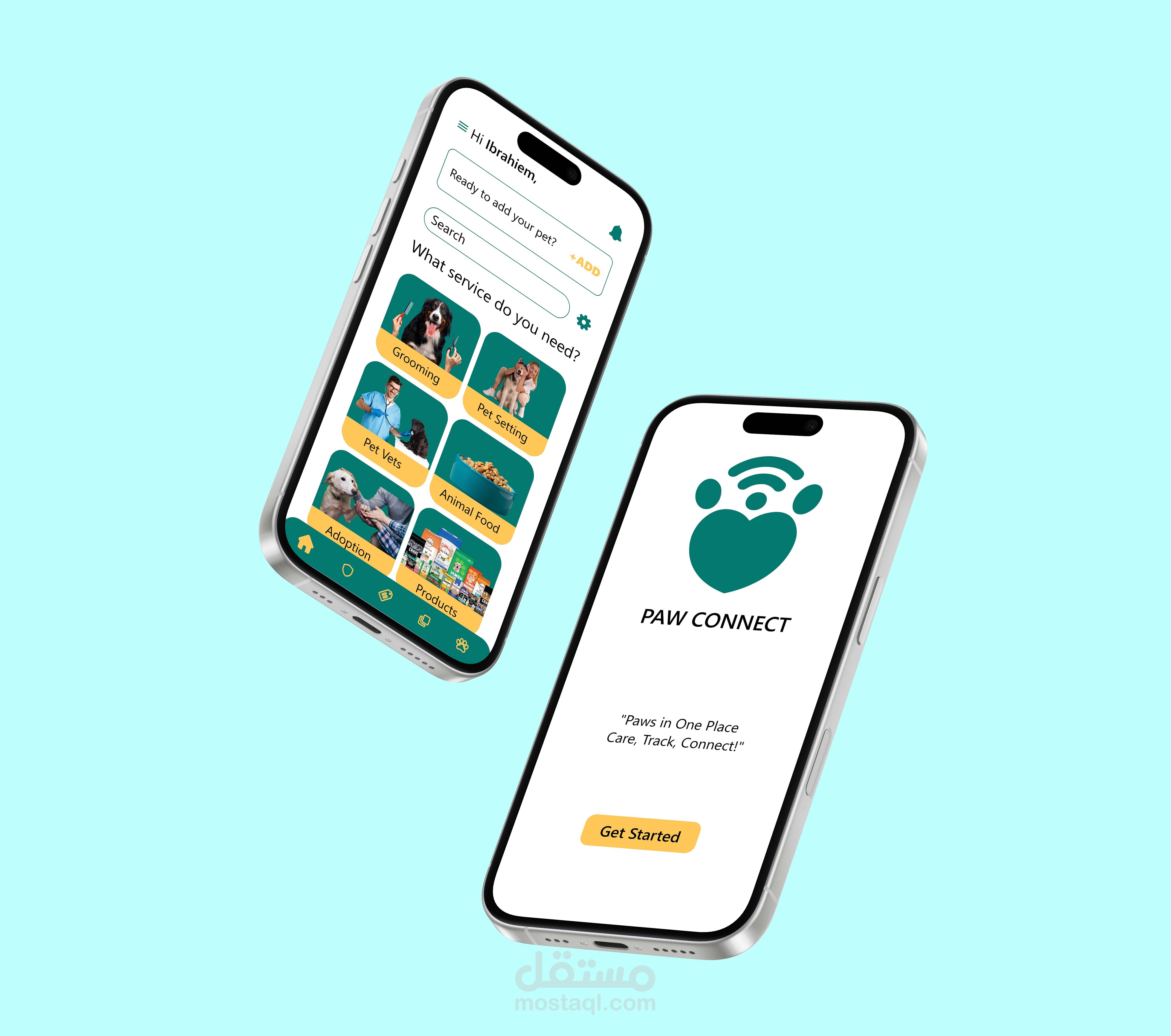 Paw Connect App Design