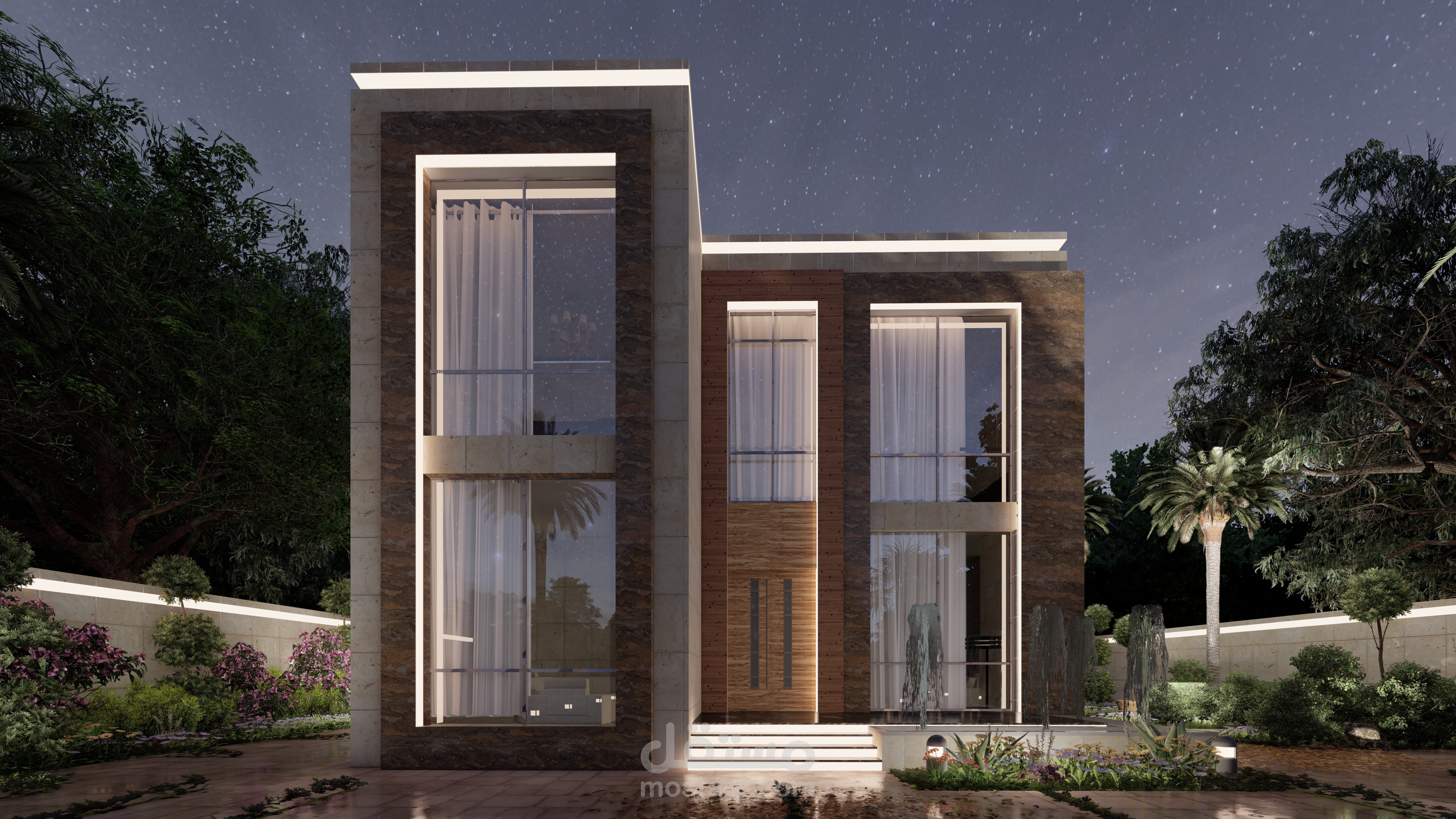 تصميم واجهة فيلا
