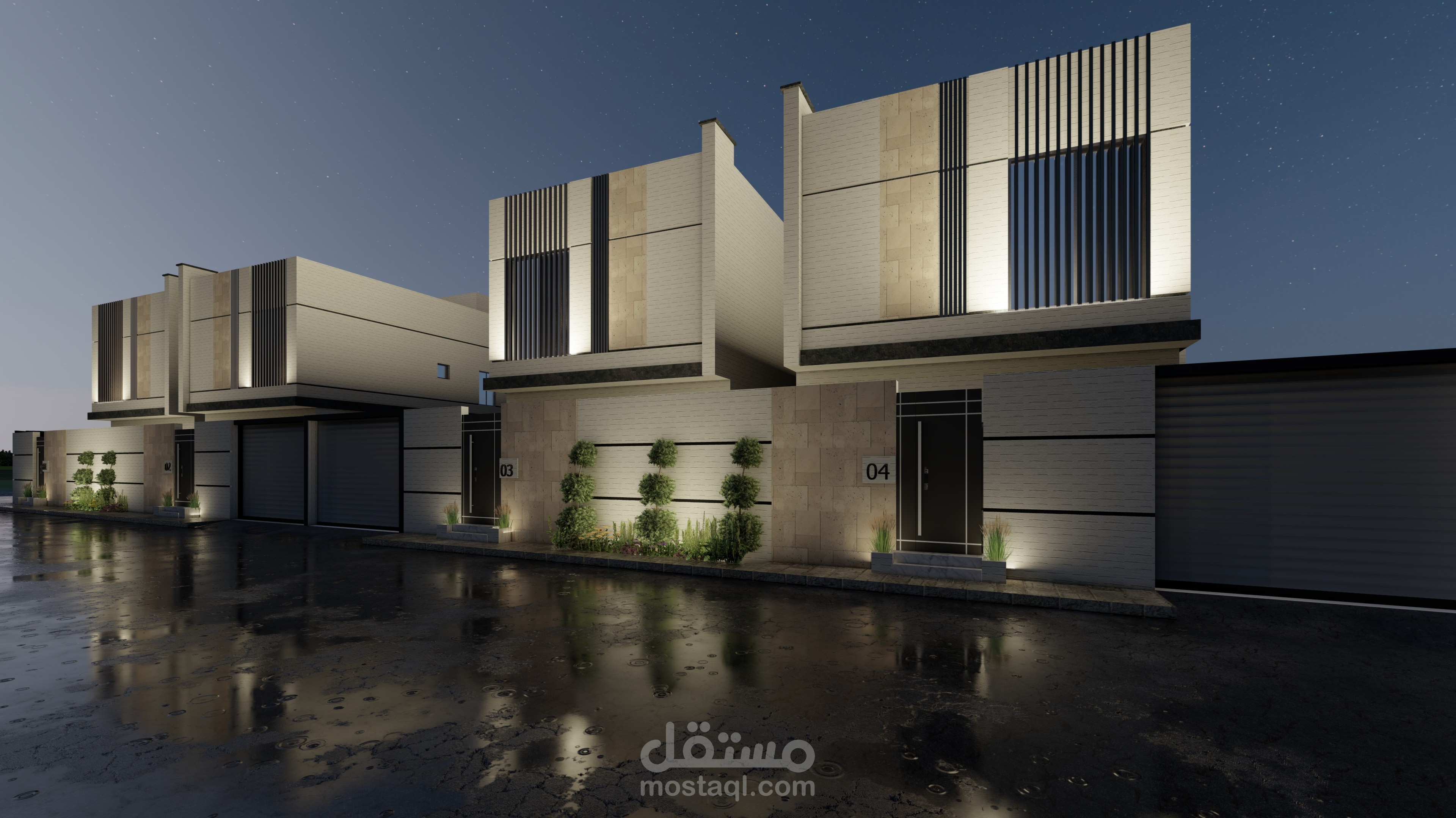 تصميم فيلا مودرن في السعودية