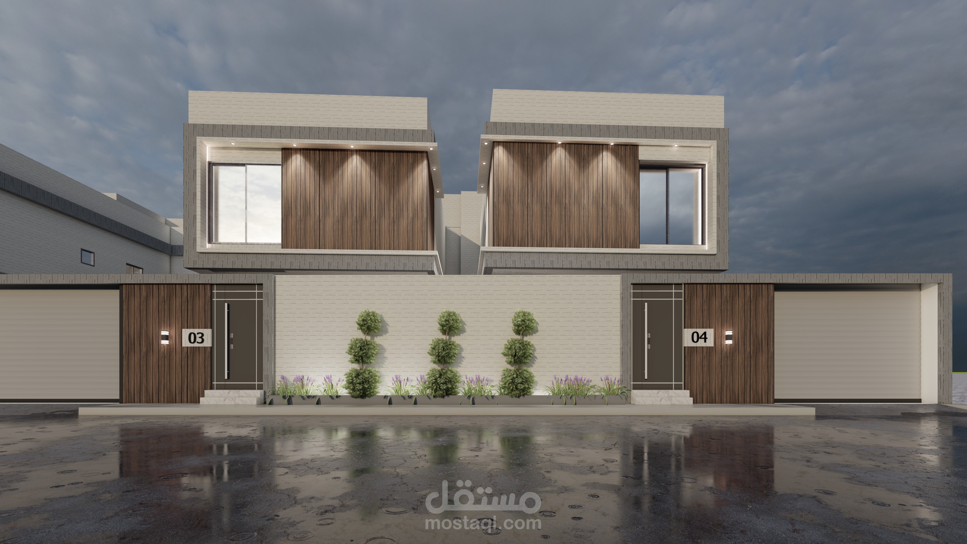 تصميم واجهة مودرن السعودية