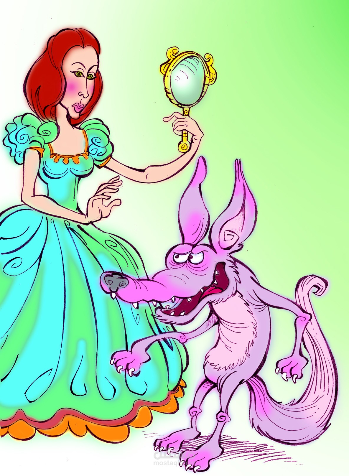 إسكتشات مبدئية لرسوم كتاب للأطفال