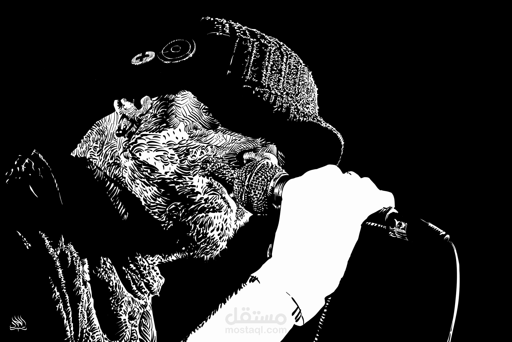 رسم بورتريه لميكو كوتماكي