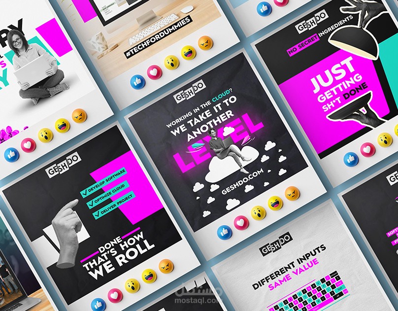 تصميمات سوشيال ميديا