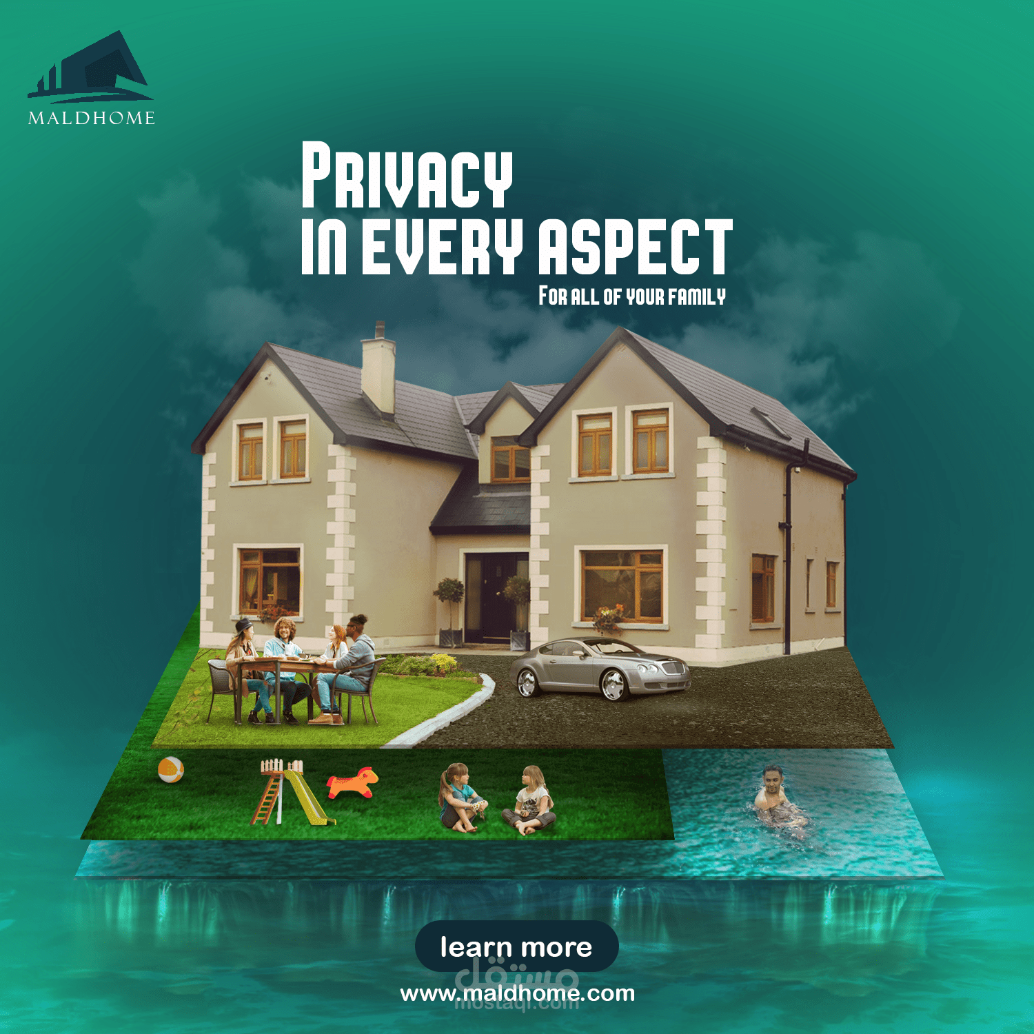 real estate )  social media design )