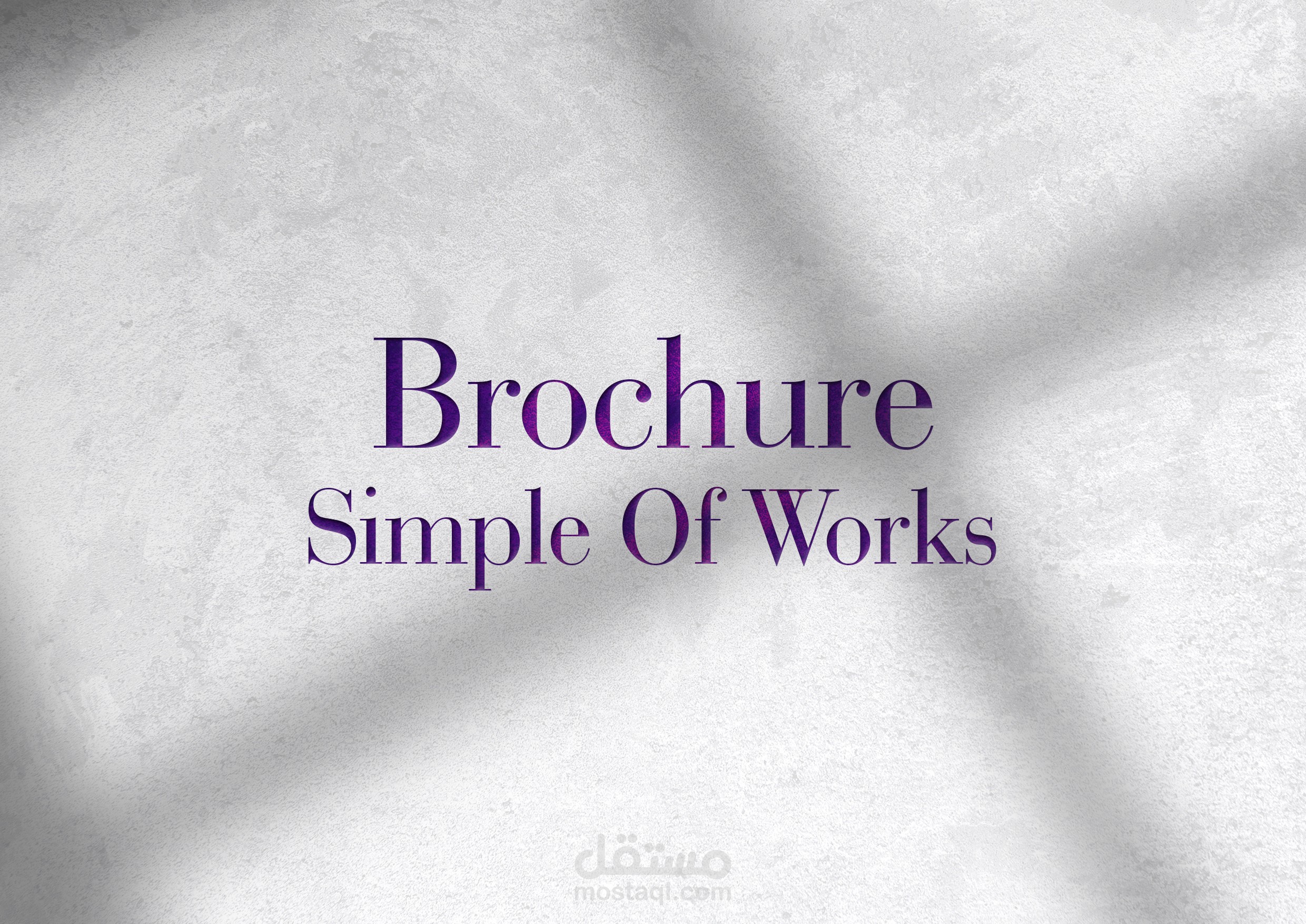 Examples Of Brochure Works