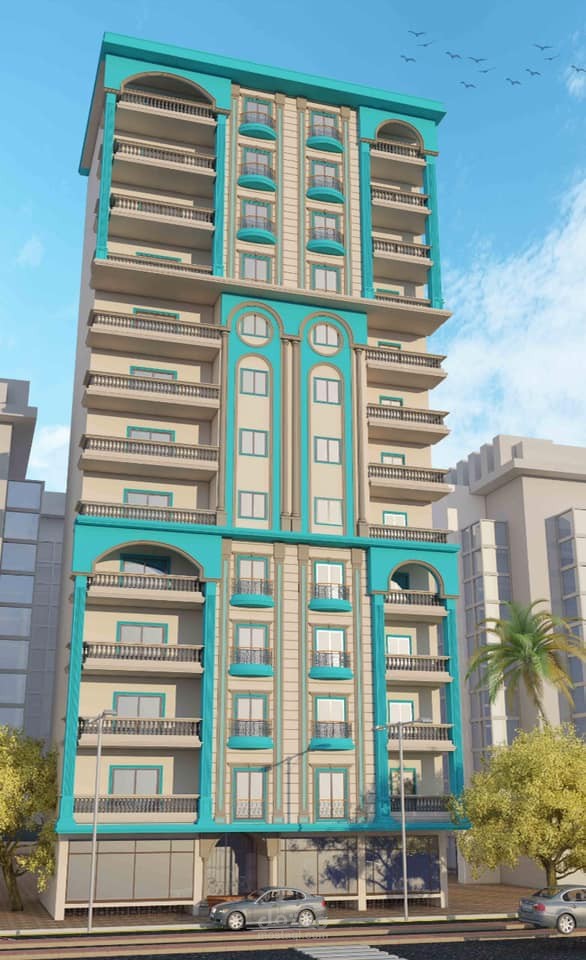 تصميم معماري و 3D للبرج