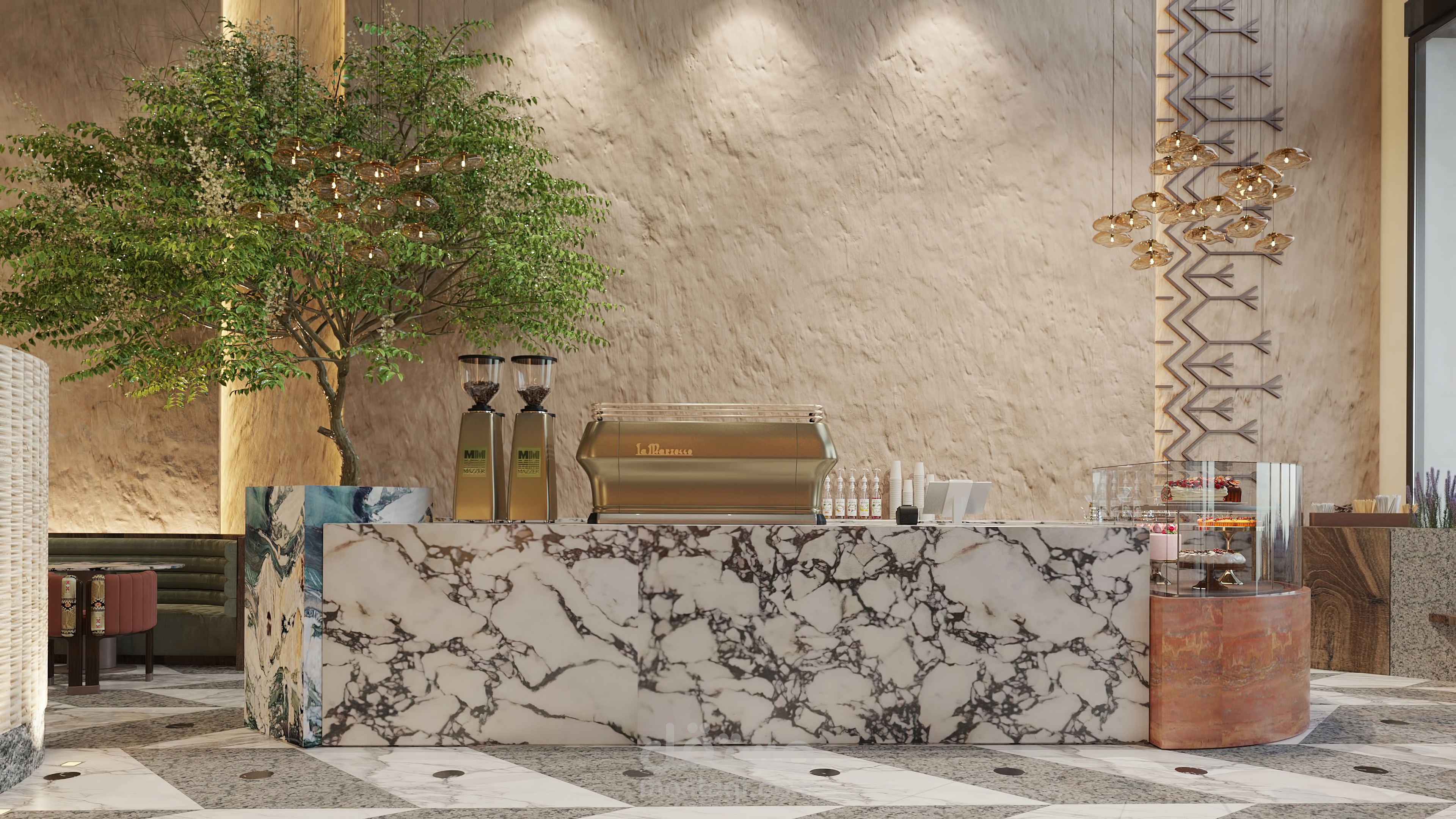 تصميم ديكور داخلي مع المخططات التنفيذية