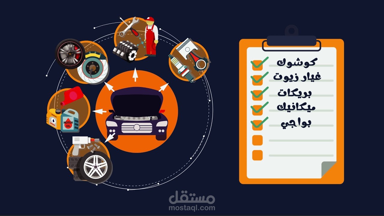 فيديو موشن غرافيك - سرداح لخدمة السيارات