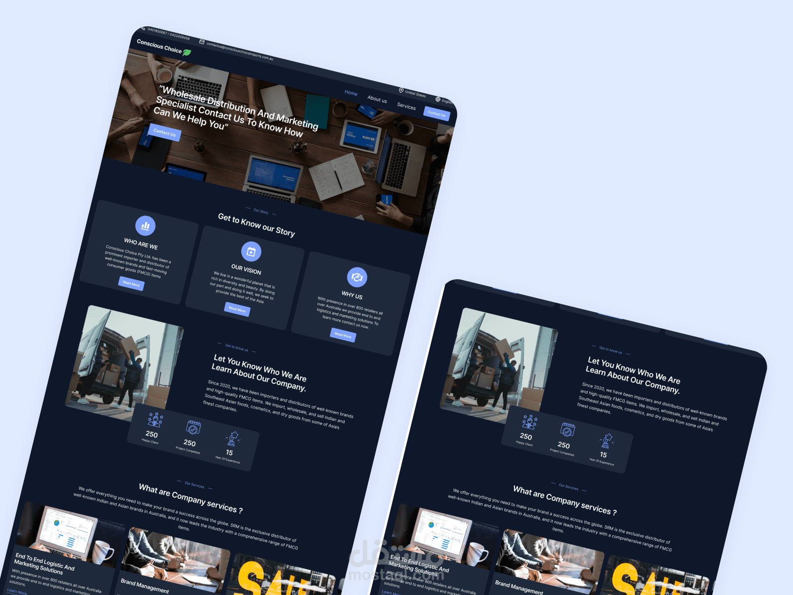 Distribution and marketing Company