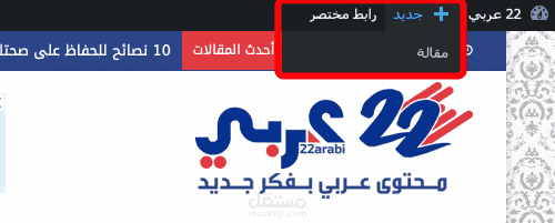 تجميع لجميع مقالاتي على  موقع 22 عربي