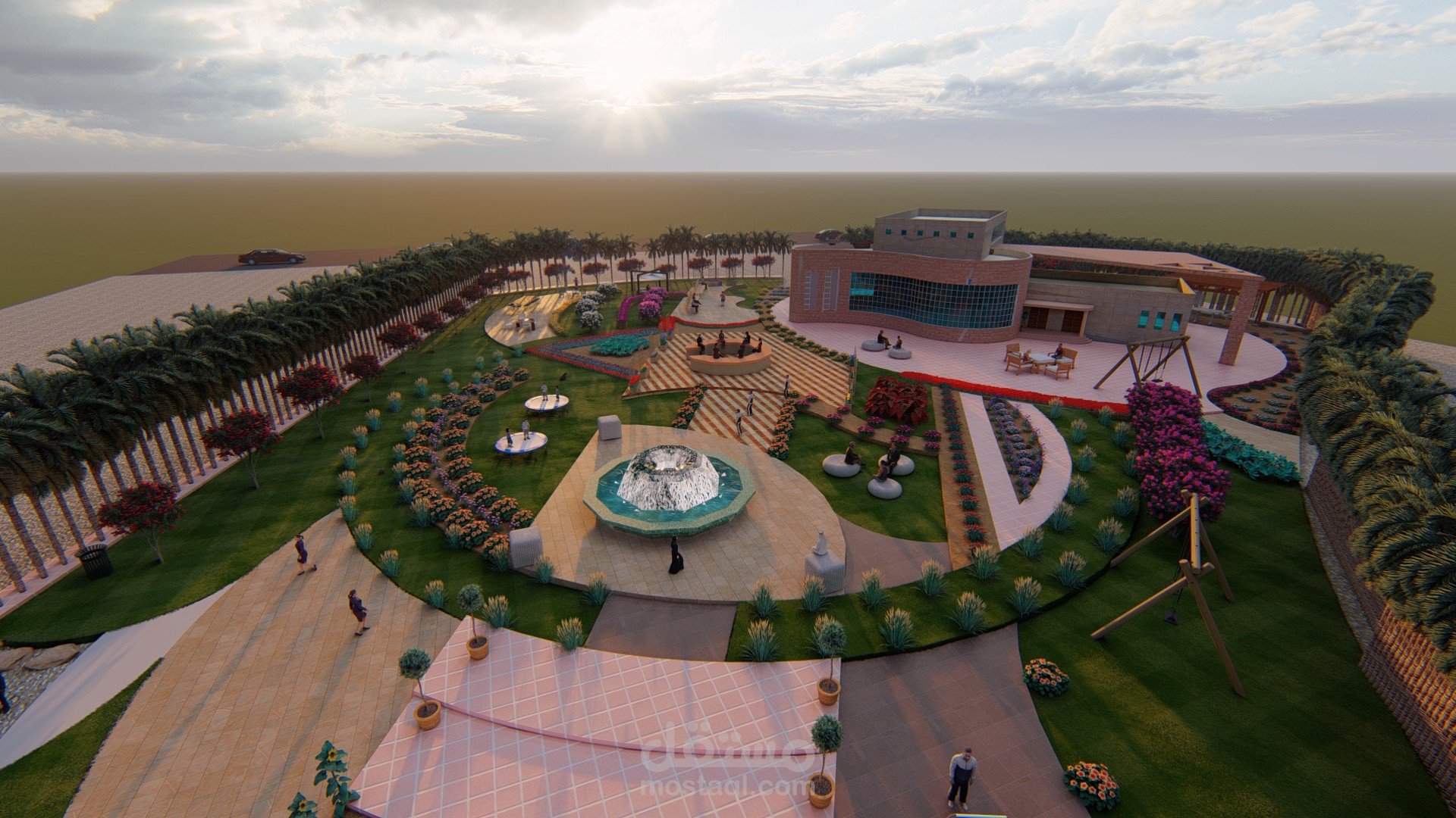 تصميم لاند سكيب landscape design project