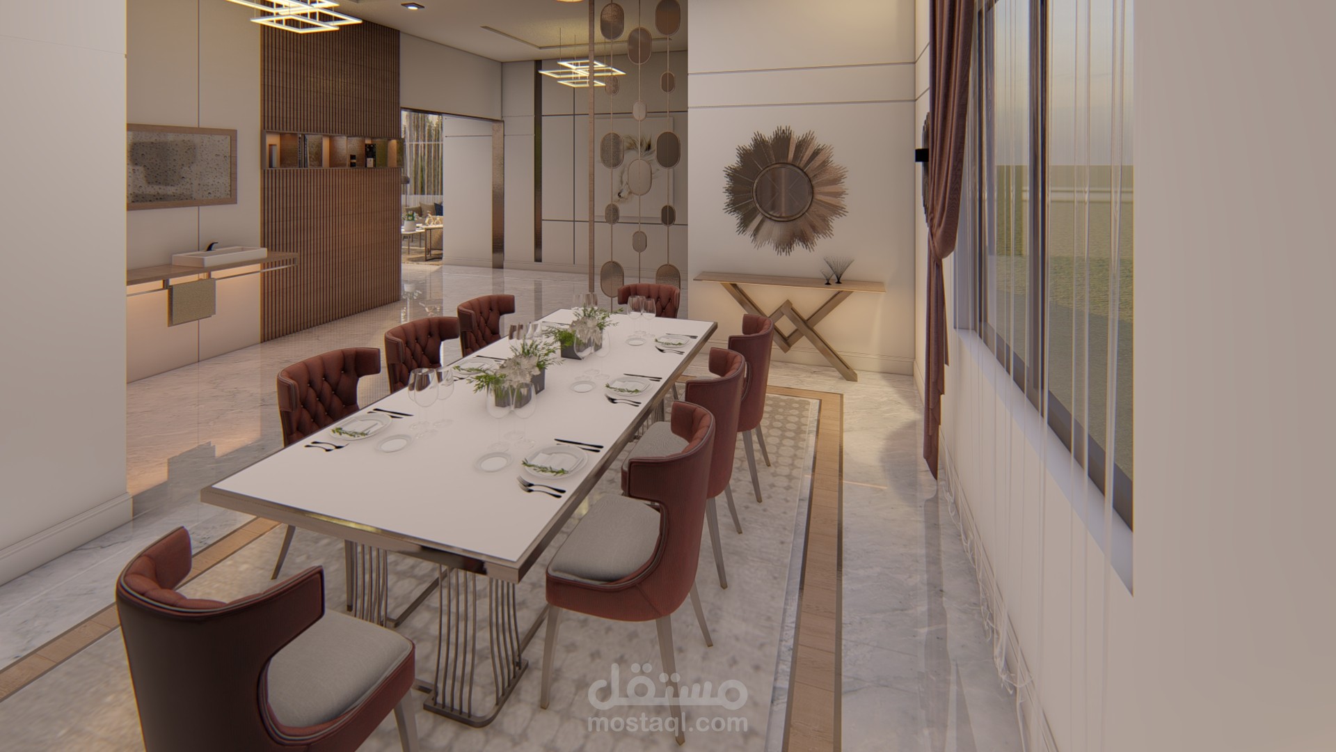 قاعة طعام (Dining room)