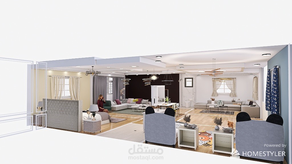 تصميم معماري داخلي لمنزل