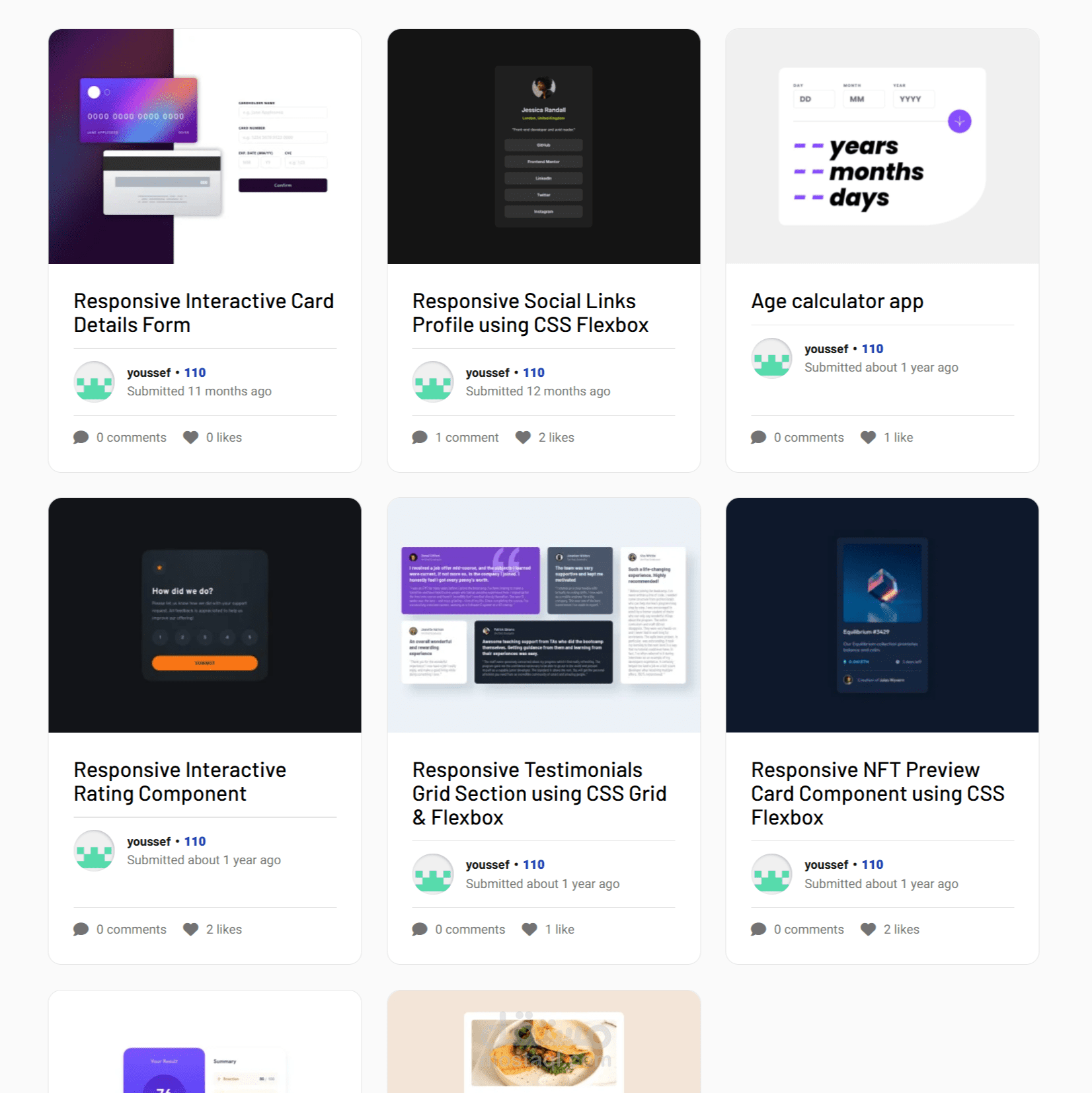 حلّ تحديات Frontend Mentor