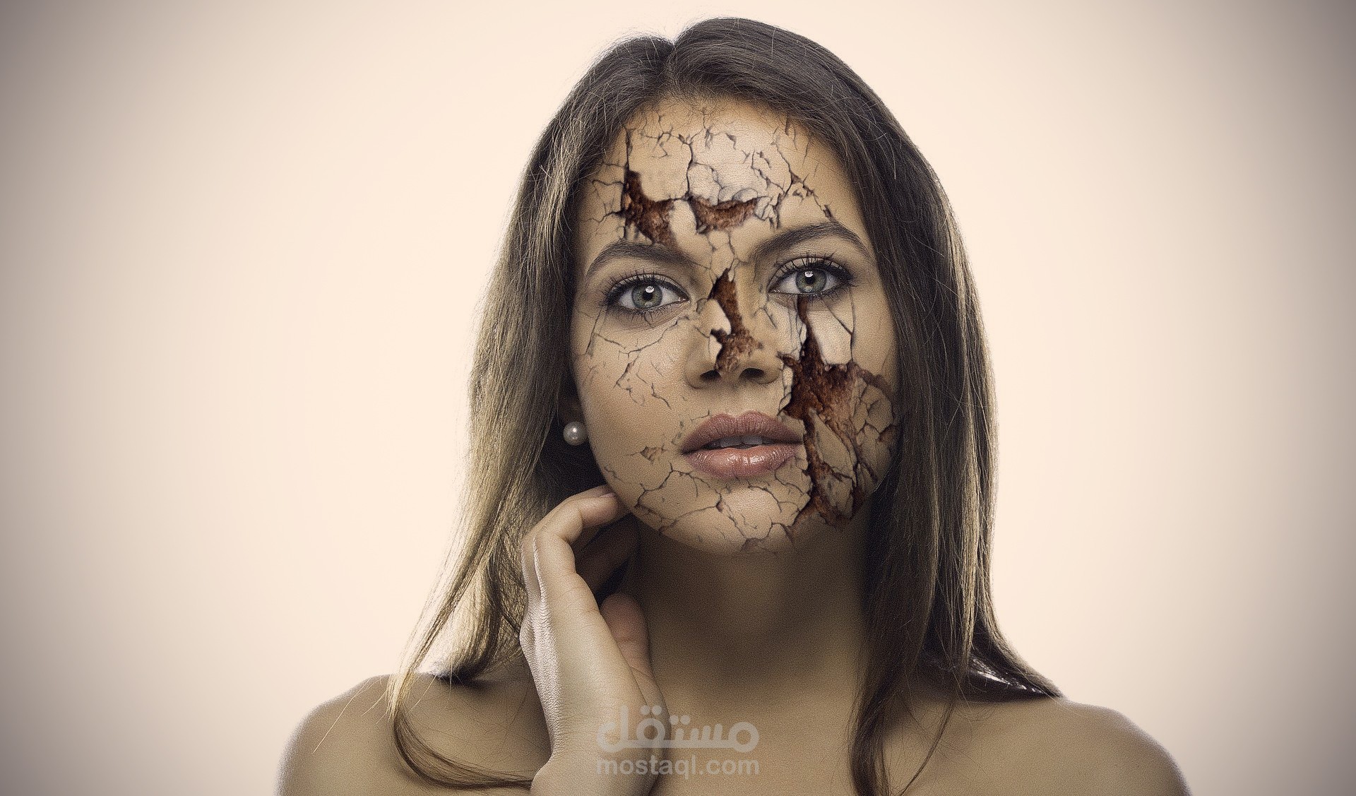 Create Realistic Cracked Skin using Photoshop