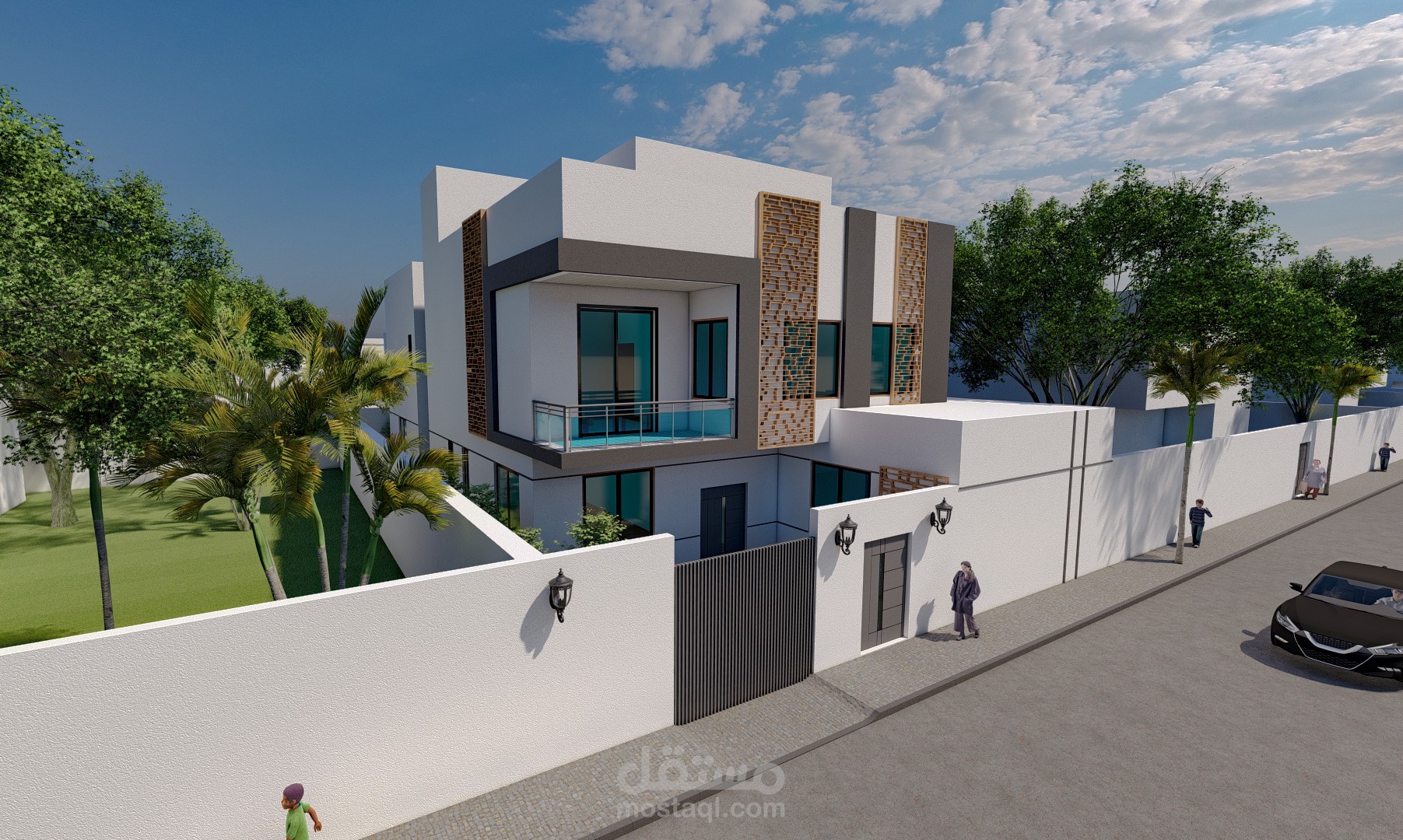 تصميم فيلا الربوة بالرياض السعودية