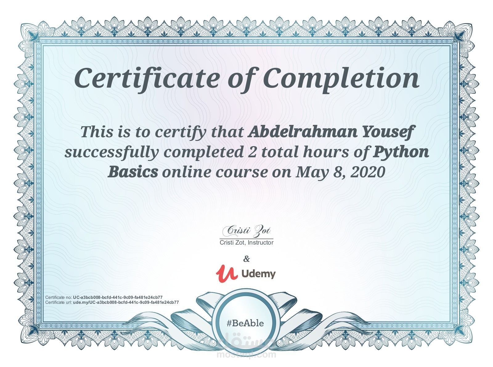 one of my best python courses
