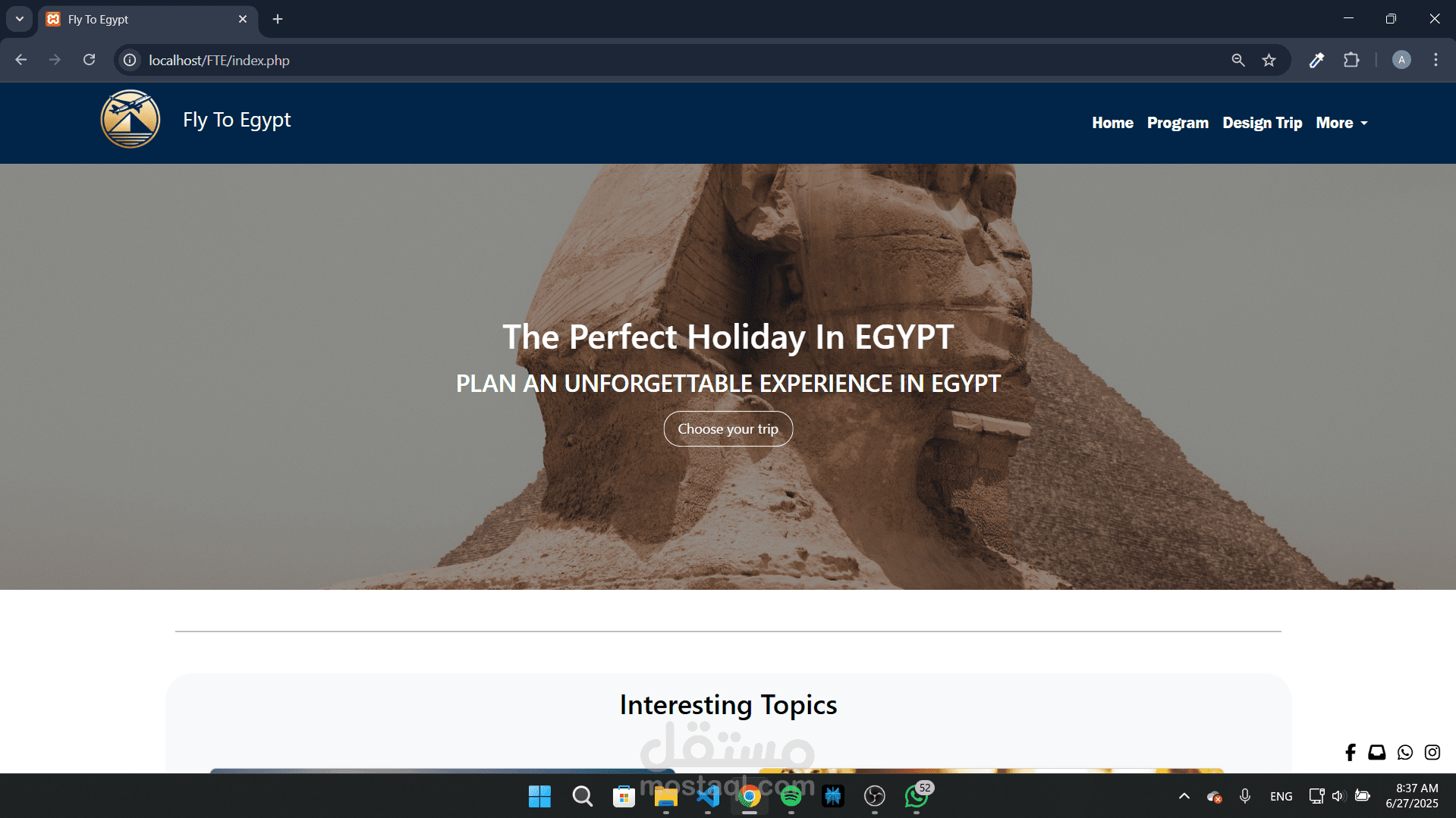Fly To Egypt Booking Trip