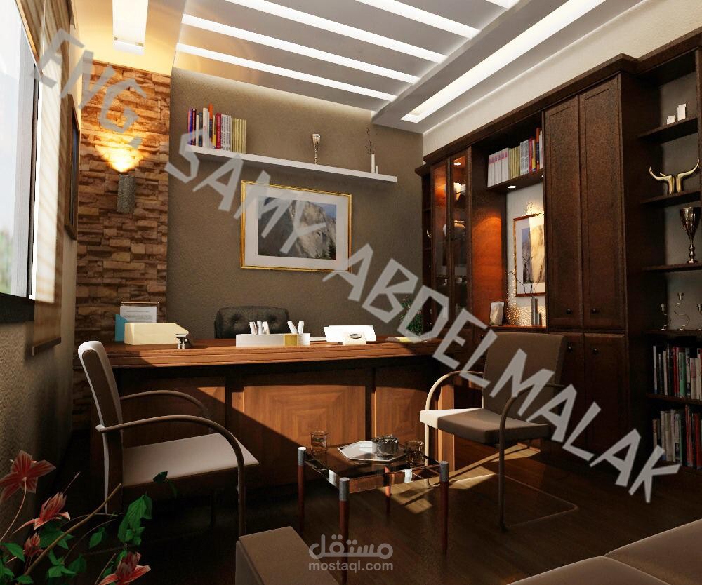 تصميم مكتب محامي بفيصل بمصر