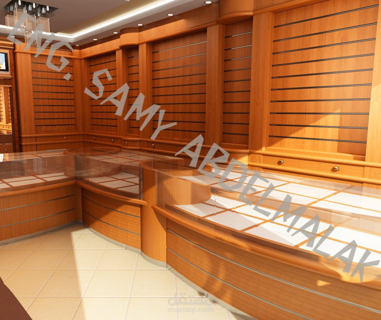 تصميم محل دهب بالكويت