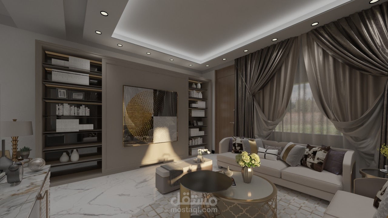 تصميم صالون في المملكة العربية السعودية