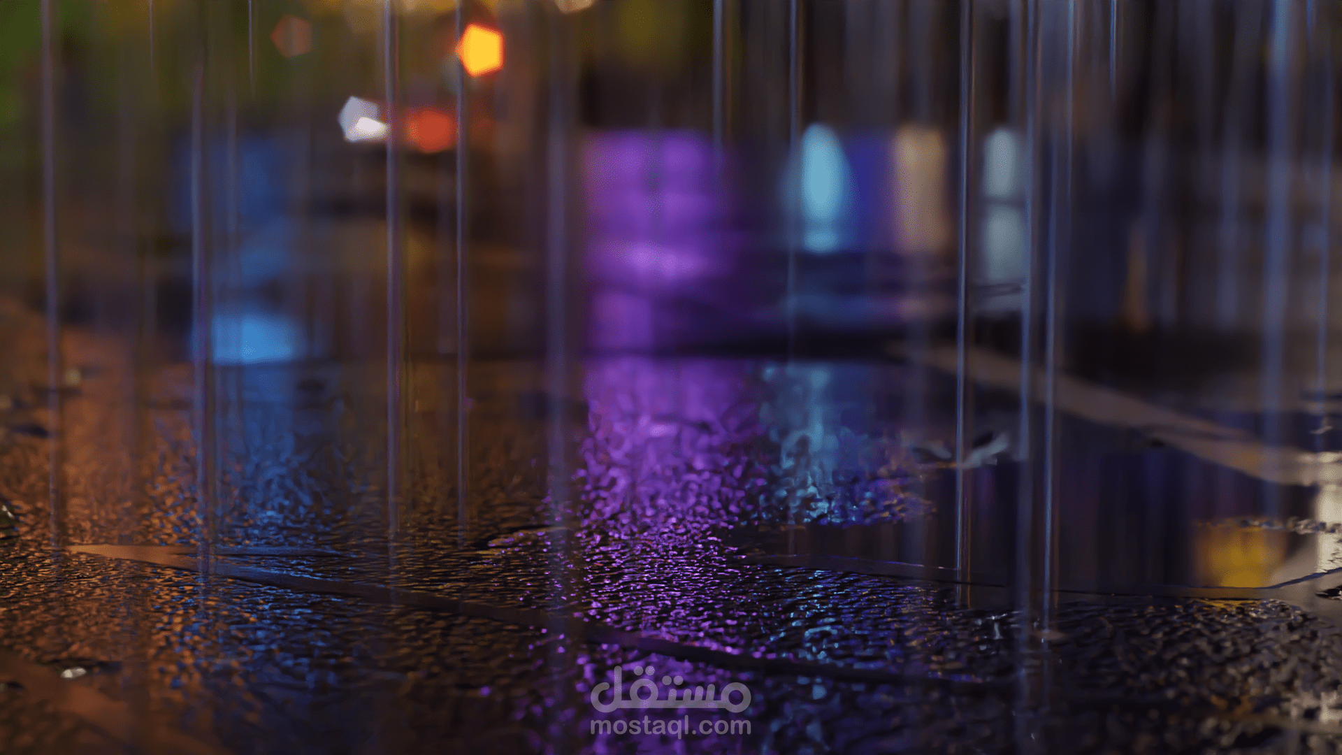 Animated Rain Effect in Blender 2.82