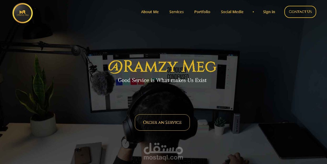 تصميم و انشاء موقع لوكالة خدماتية