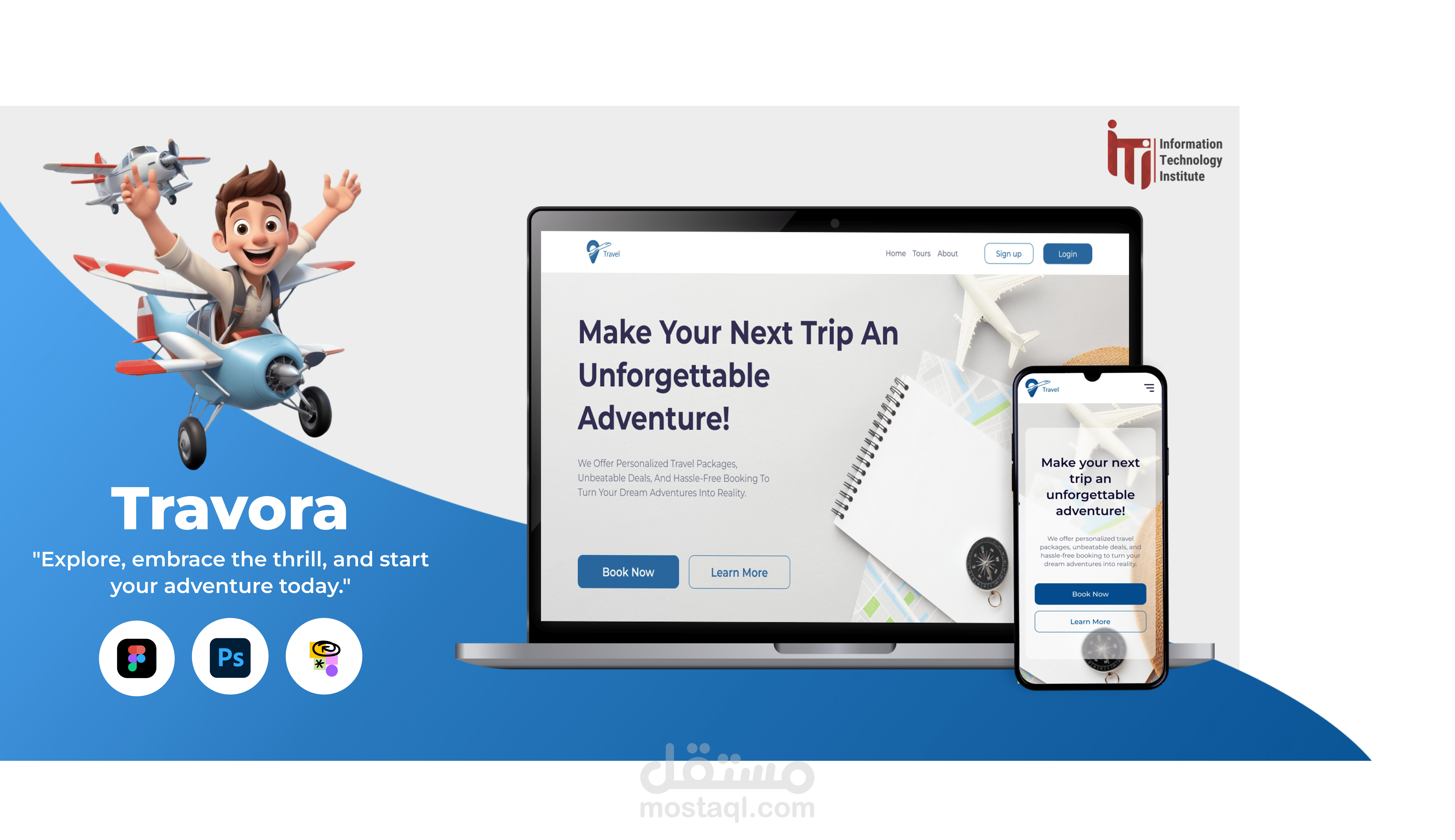 Landing Page Travora