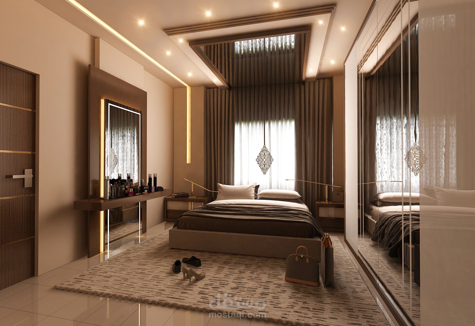 تصميم داخلي لشقة سكنية