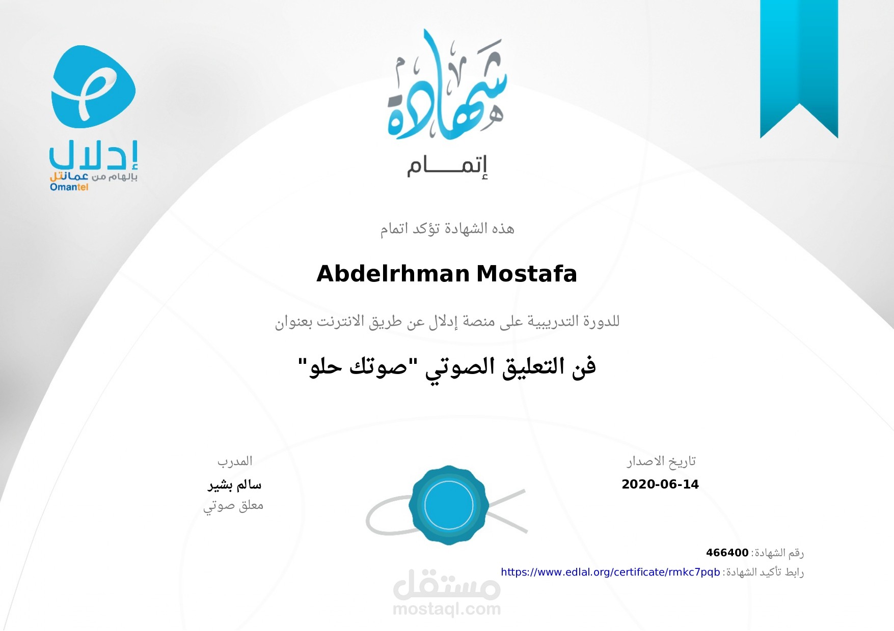 التعليق الصوتي