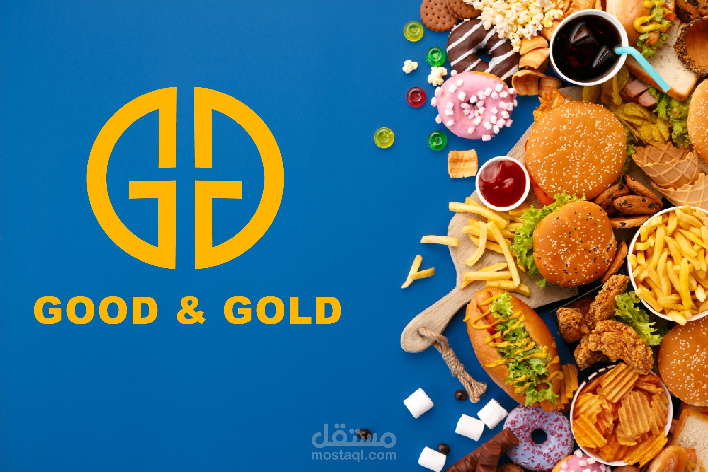 تصميم شعار احترافيDesign Logo GOOD & GOLD