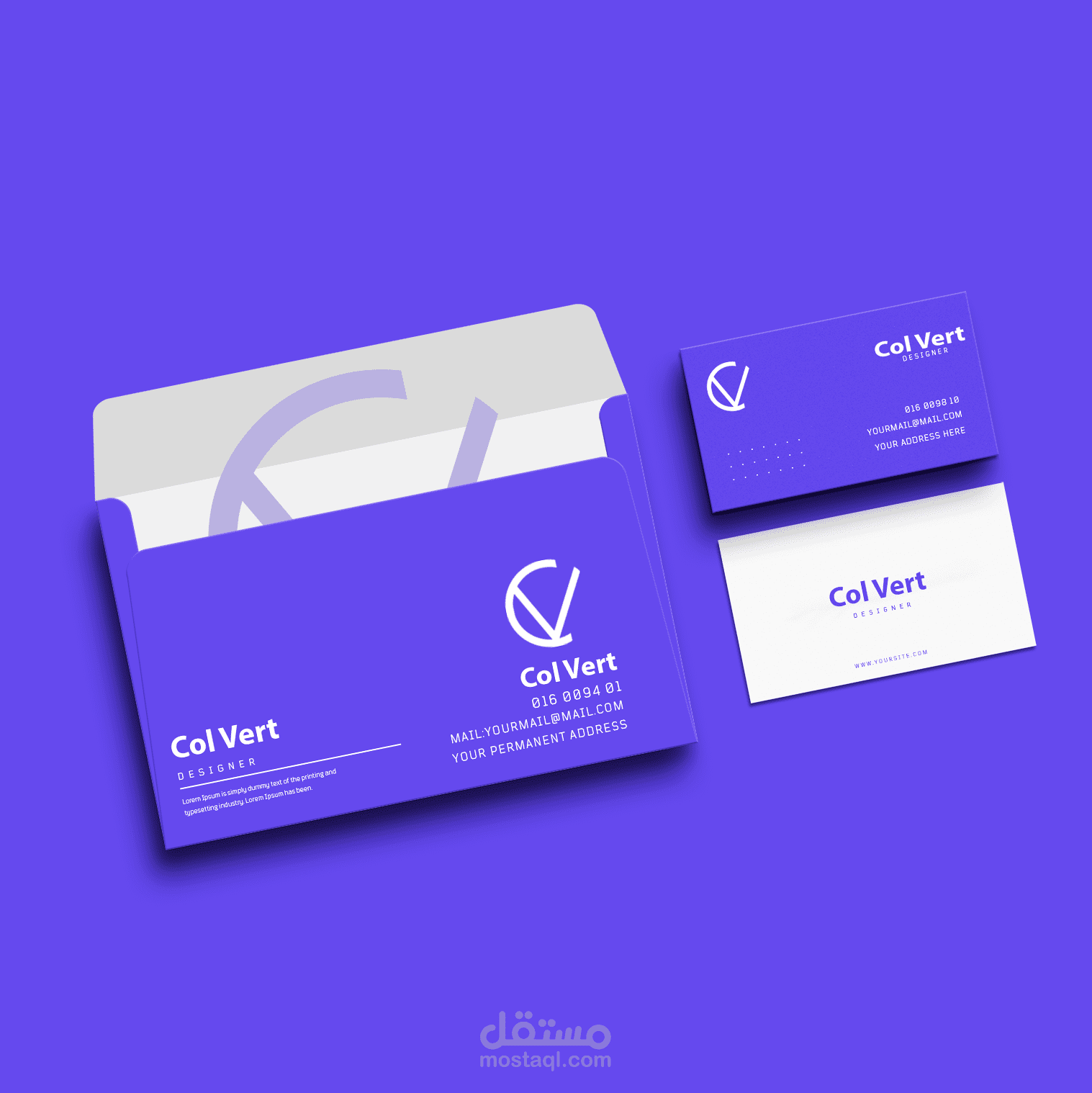 تصميم شعار احترافي Design Logo COL VERT