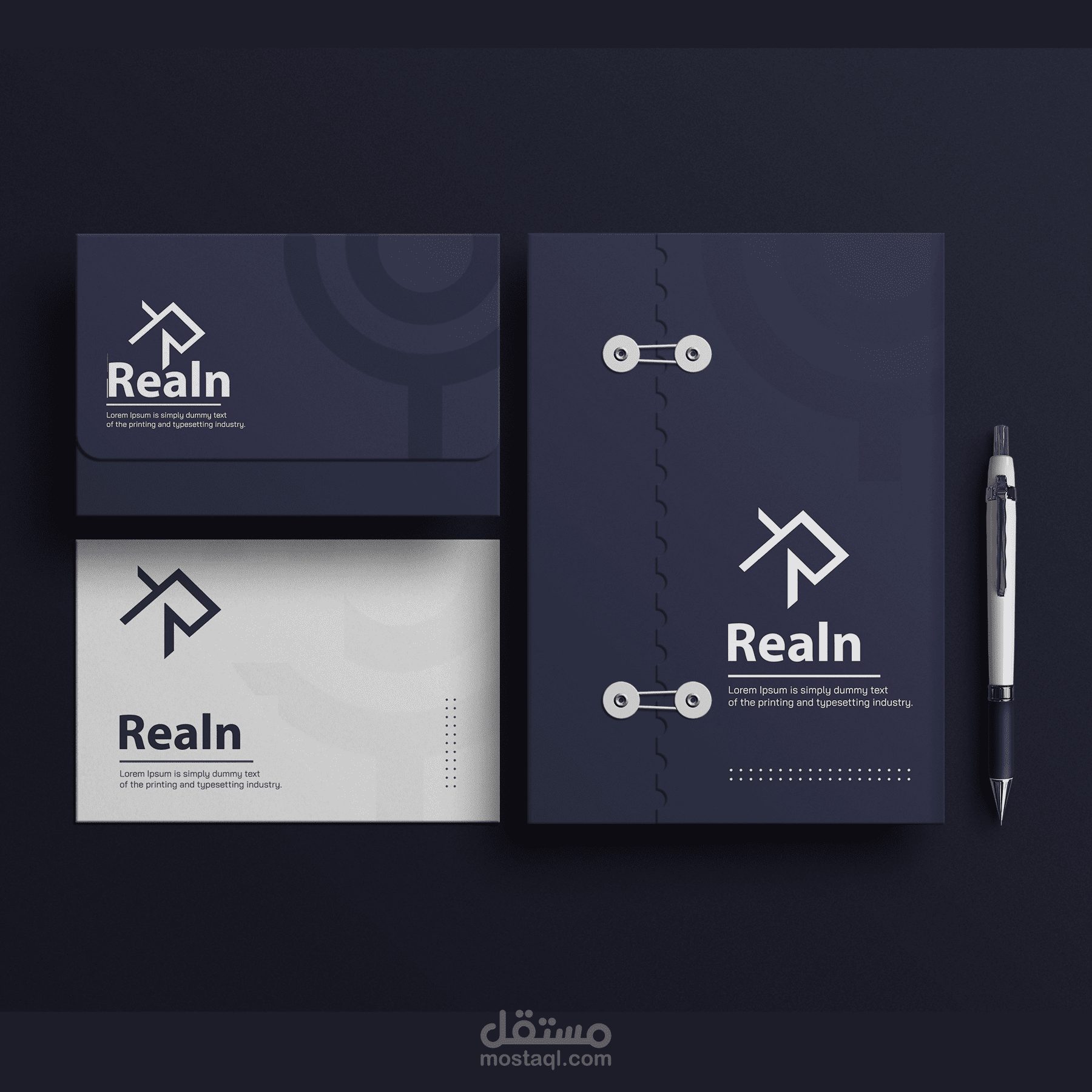 تصميم شعار احترافي Design Logo Realn