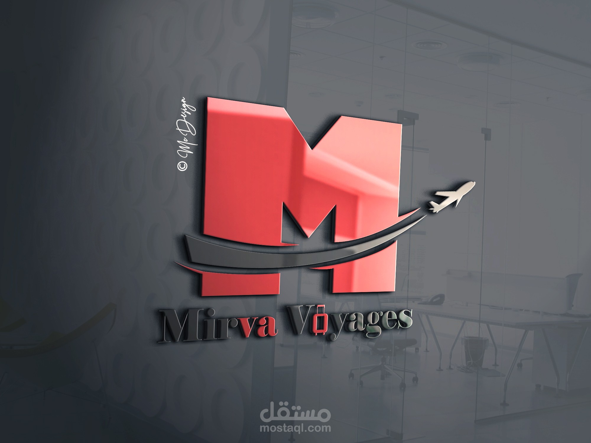 تصميم شعار و بطاقة عمل لوكالة أسفار