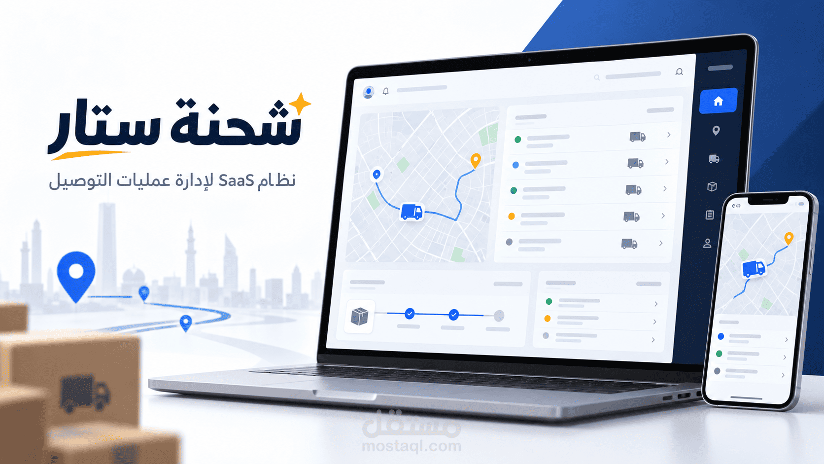 شحنة ستار — نظام SaaS لإدارة عمليات التوصيل