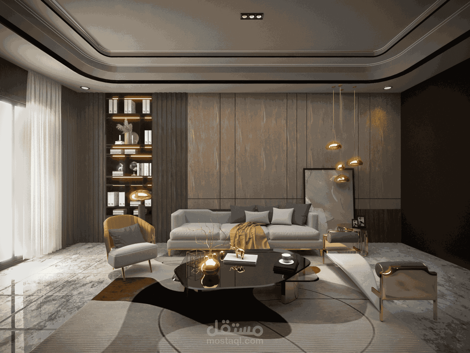 تصميم غرفة معيشة