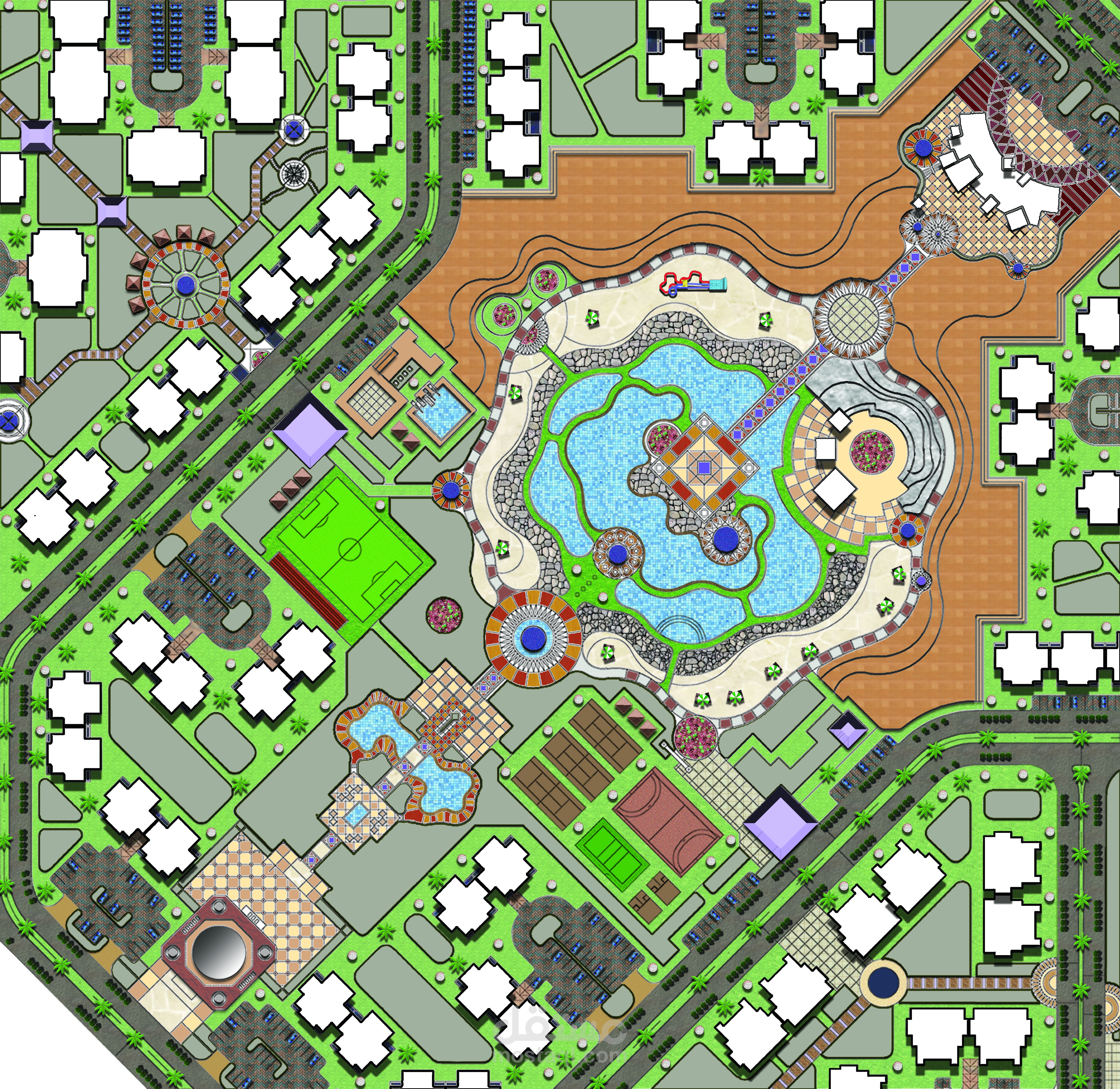 اظهار الموقع العام layout