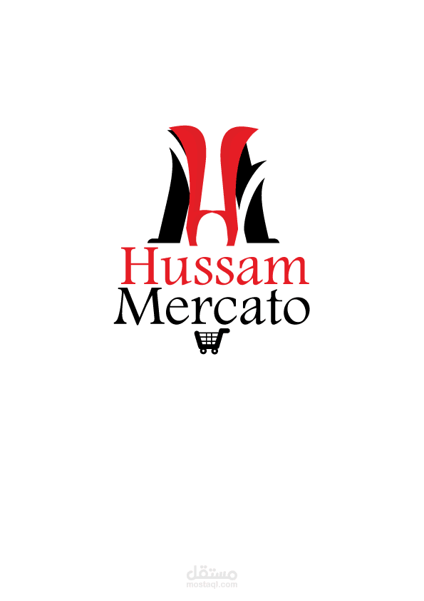 لوجو لحرف M, H