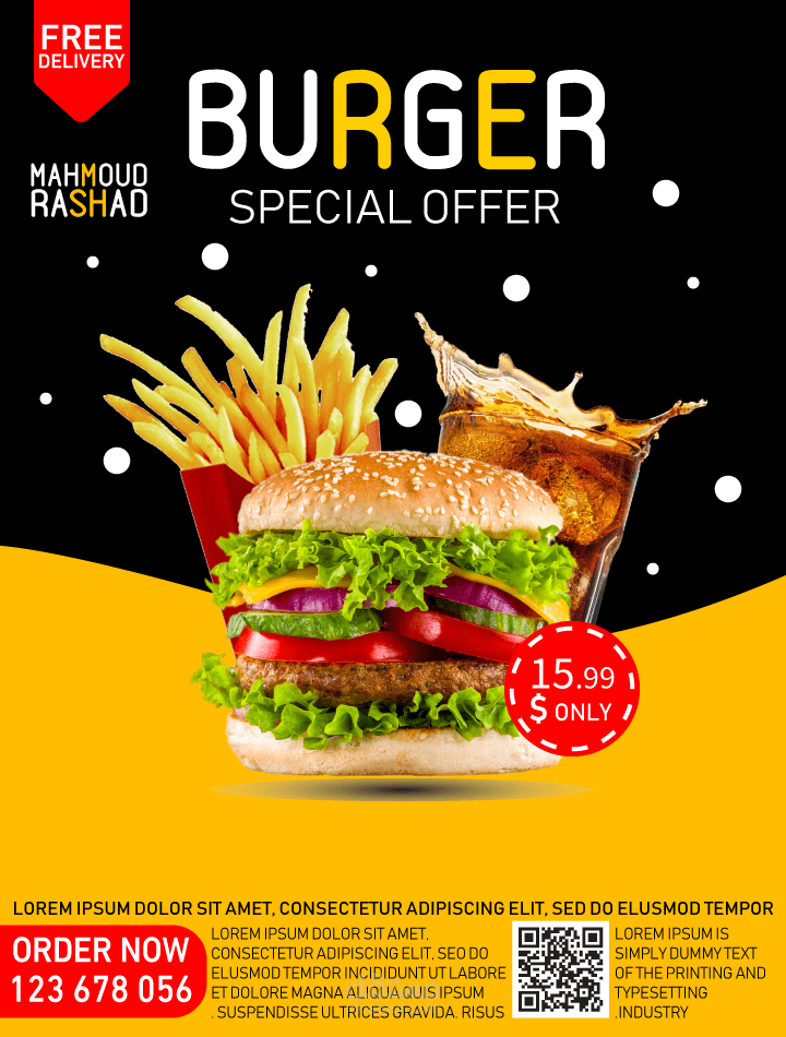 Burger flyer