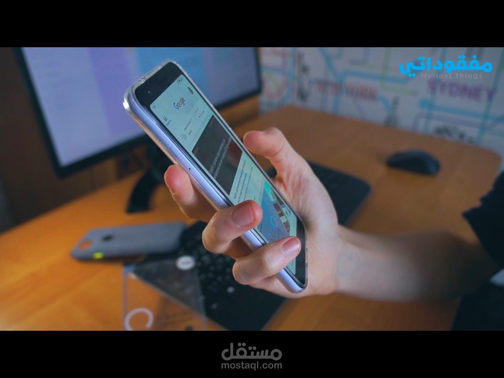 إعلان لمنصة مفقوداتي
