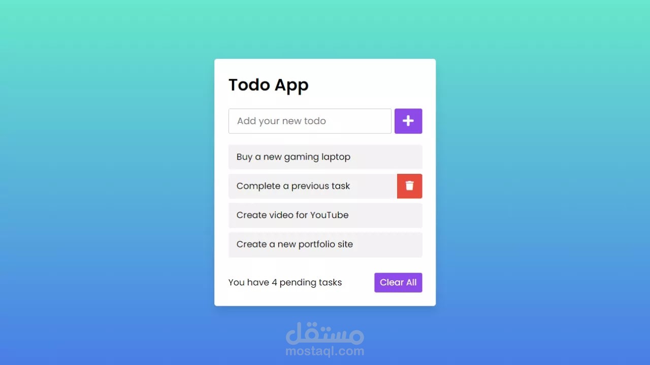 اداره المهام - Task Managment API