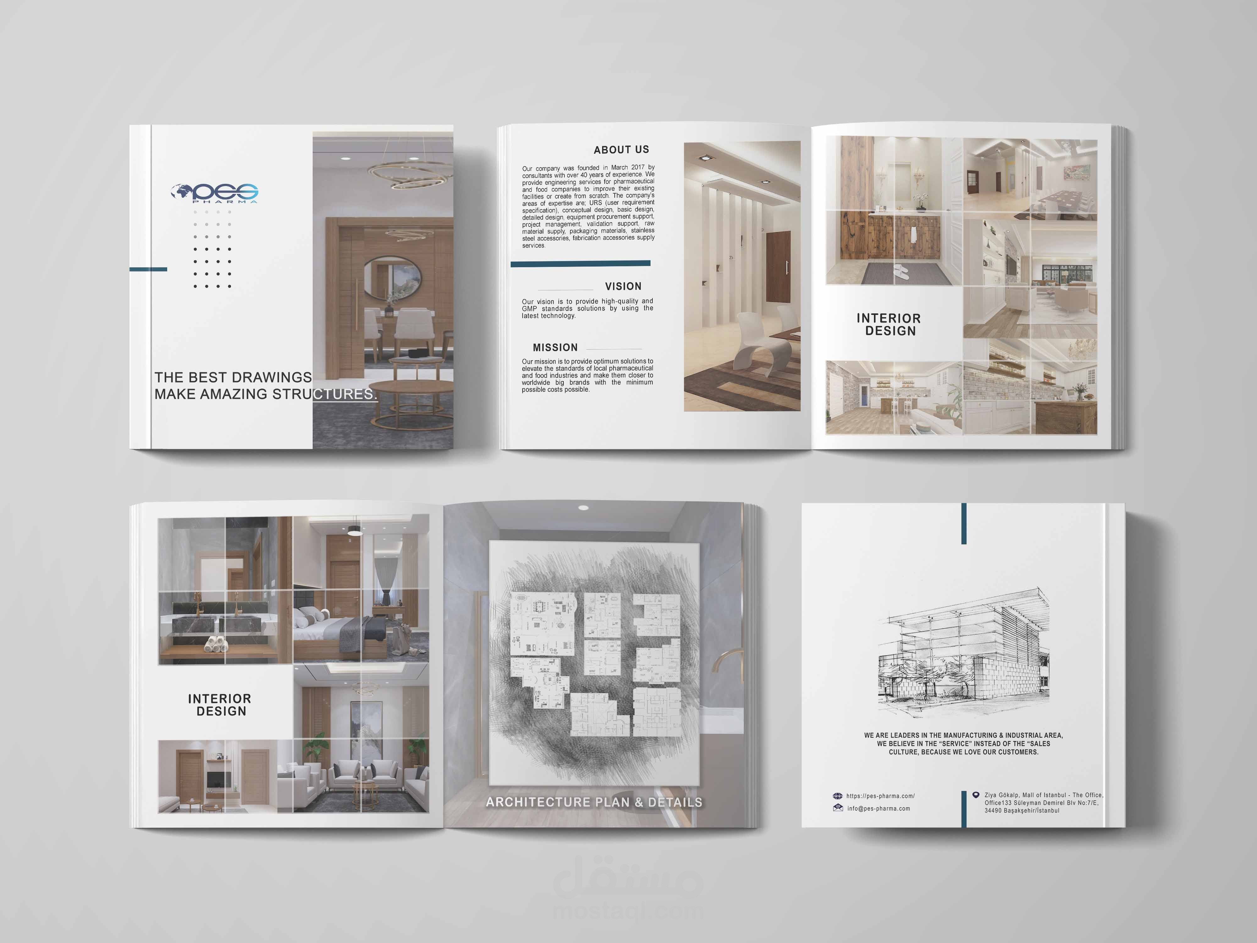 تصميم هوية بصرية لمكتب تصميمات معماريه