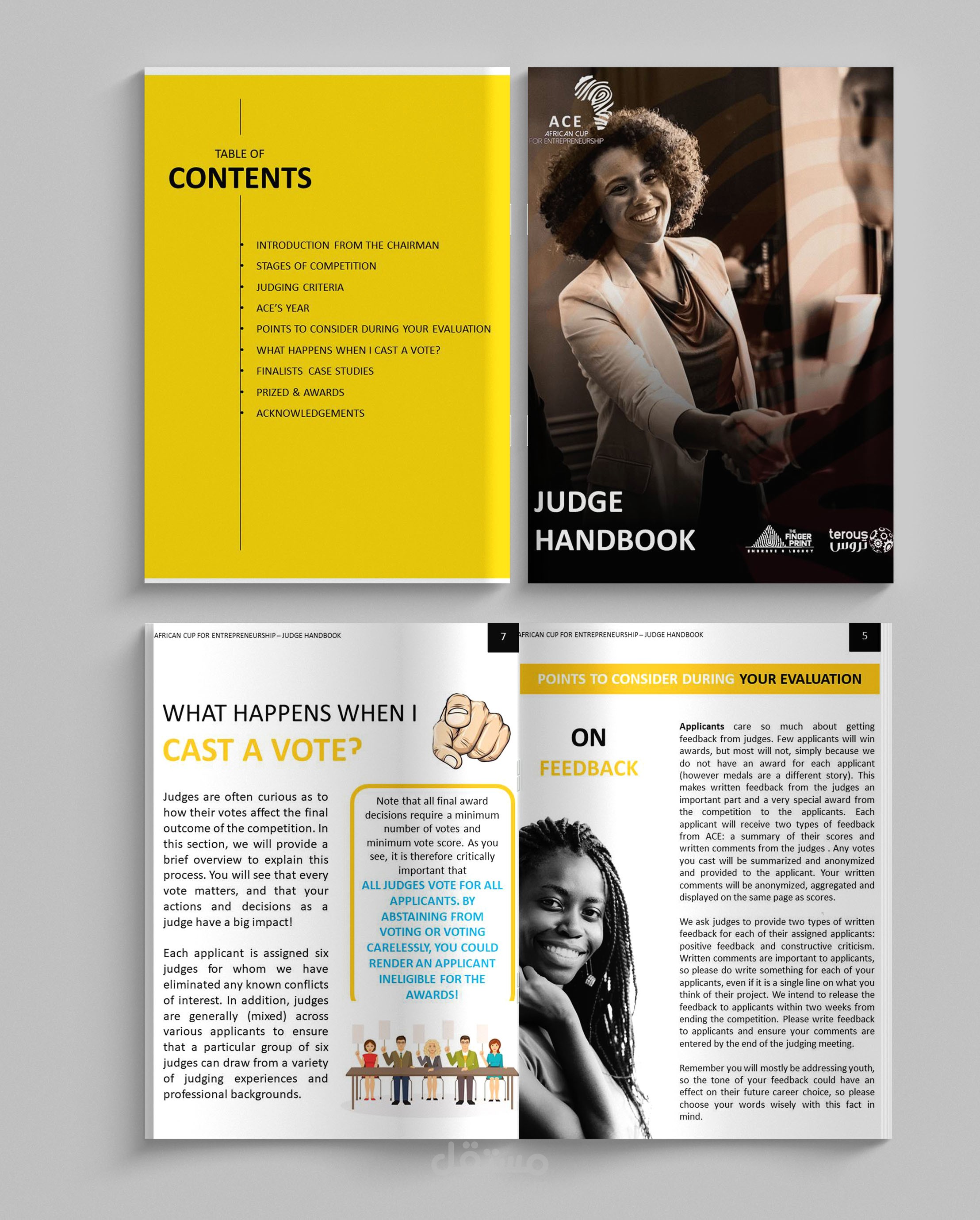 Judging Handbook for African Cup for Entrepreneurship Competition